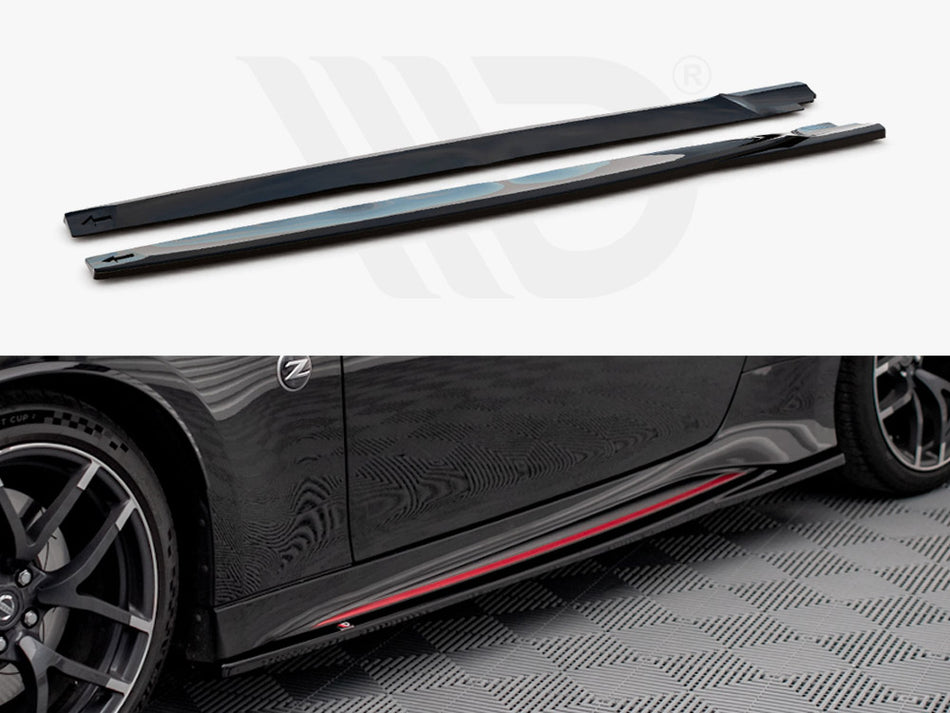 MAXTON DESIGN Side Skirts Diffusers V.2 Nissan 370Z Nismo Facelift (2014-2020)