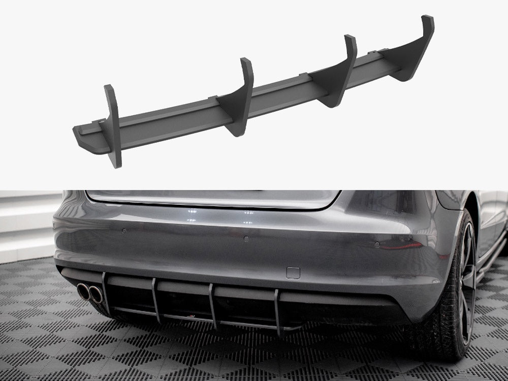 Maxton Design Street PRO Rear Diffuser Audi A3 Sportback 8V (2013-2016) - AUA38VCNC-RS1B - Image 1