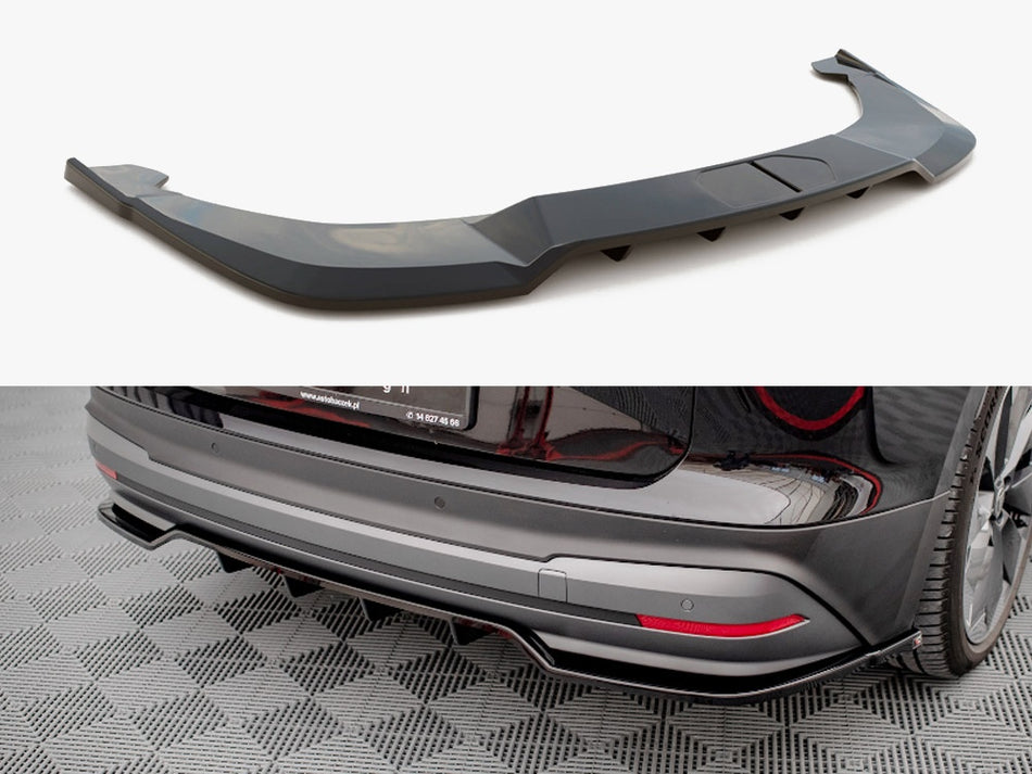 Maxton Design Rear Splitter (Vertical Bars) Skoda Enyaq IV - SK-EN-1-RD1G+RD2G - Image 1
