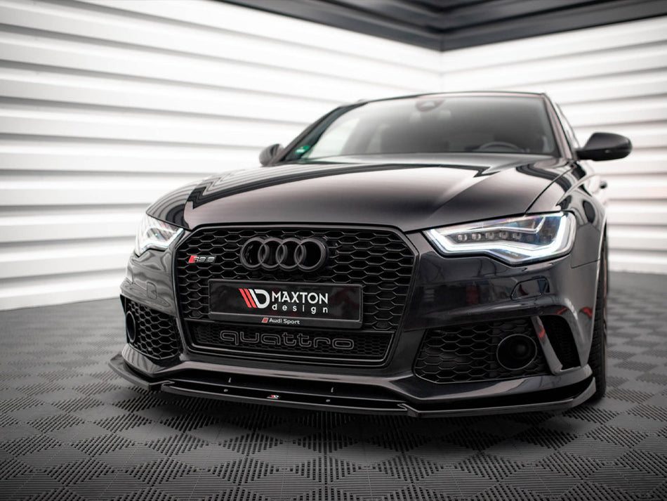 Maxton Design Front Splitter Audi A6 RS6 Look C7 (2011-2017) - AU-A6-C7-RS6LOOK-FD1G - Image 2
