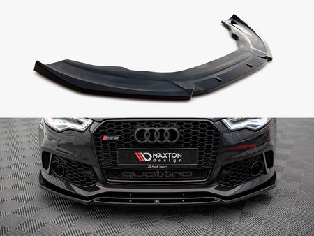 Maxton Design Front Splitter Audi A6 RS6 Look C7 (2011-2017) - AU-A6-C7-RS6LOOK-FD1G - Image 1