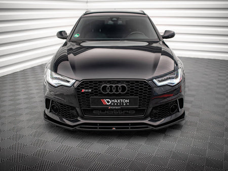 Maxton Design Front Splitter Audi A6 RS6 Look C7 (2011-2017) - AU-A6-C7-RS6LOOK-FD1G - Image 3