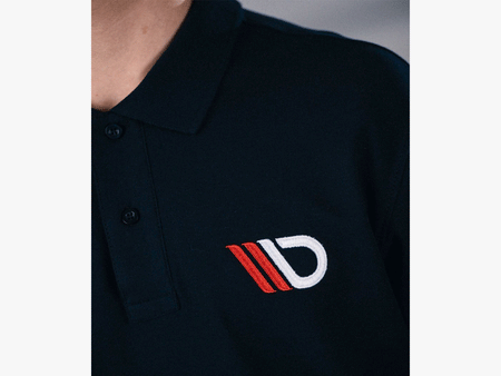 Maxton Design Classic Polo Shirt Mens - Navy Blue - MX-POLO-NAVYBLUE-MENS-1 - Image 6