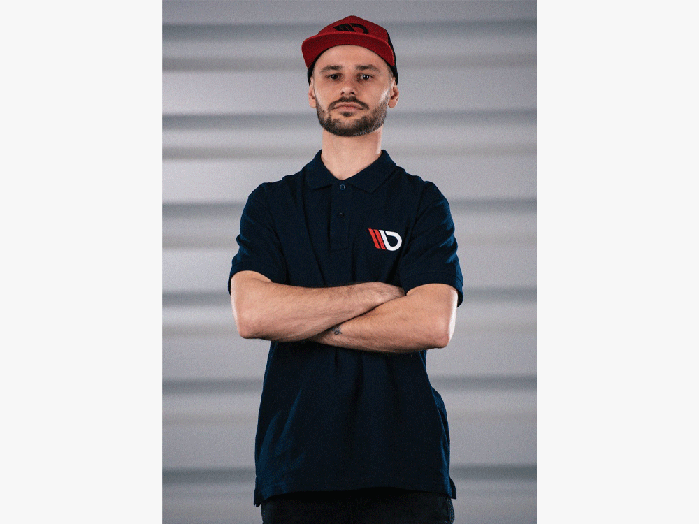 Maxton Design Classic Polo Shirt Mens - Navy Blue - MX-POLO-NAVYBLUE-MENS-1 - Image 5