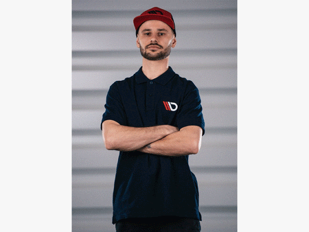 Maxton Design Classic Polo Shirt Mens - Navy Blue - MX-POLO-NAVYBLUE-MENS-1 - Image 5