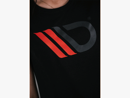 Maxton Design Classic Tshirt Womens Slim - Black - V.1 - MA-TSHRT-BLK-WMNS-SLM-1 - Image 3