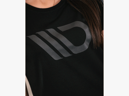 Maxton Design Classic Tshirt Womens Slim - Black - V.2 - MA-TSHRT-BLK-WMNS-SLM-2 - Image 4