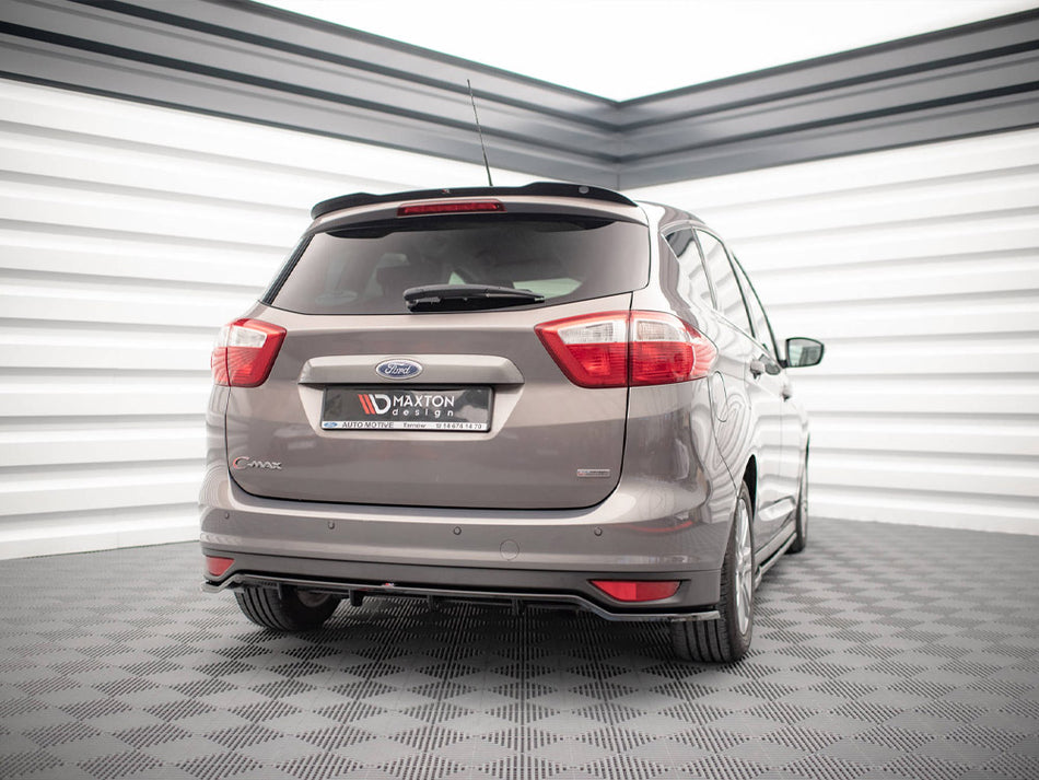 Maxton Design Central Rear Splitter (Vertical Bars) Ford C-Max Mk2 - FO-CMAX-2-RD1G+RD2G - Image 2