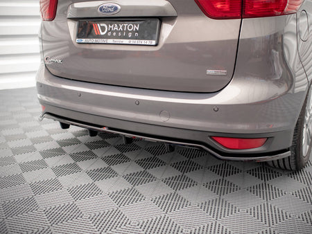 Maxton Design Central Rear Splitter (Vertical Bars) Ford C-Max Mk2 - FO-CMAX-2-RD1G+RD2G - Image 4