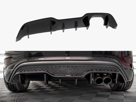 Maxton Design Rear Valance Ford Fiesta ST (5 Door Version) Mk7 Facelift - FO-FI-7F-ST-5D-RS1G - Image 1