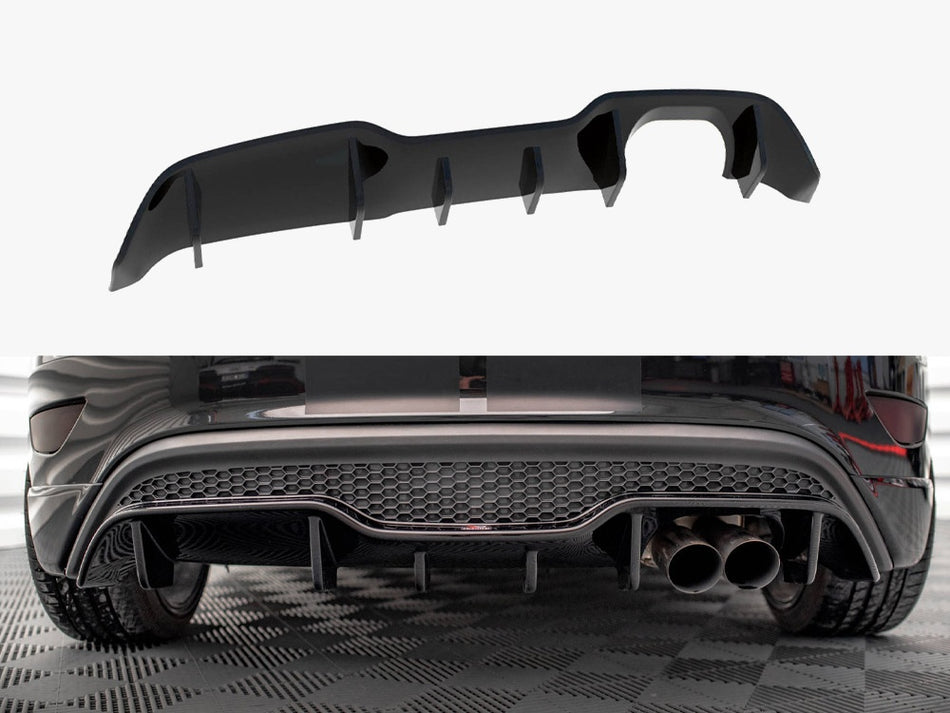 Maxton Design Rear Valance Ford Fiesta ST (5 Door Version) Mk7 Facelift - FO-FI-7F-ST-5D-RS1G - Image 1