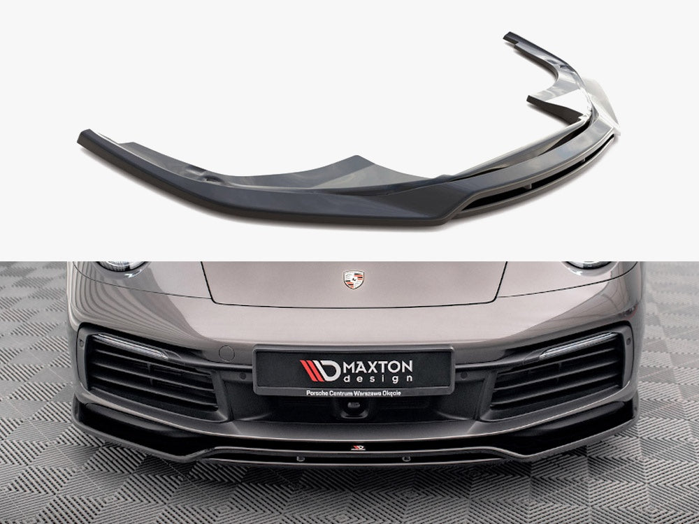 Maxton Design Front Splitter Porsche 911 Carrera 4S 992 - PO-911-992-CA-4S-FD1G+FD1RG - Image 1