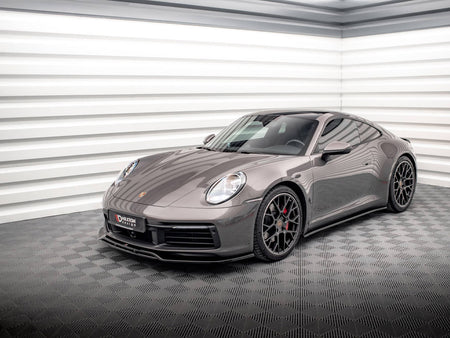 Maxton Design Side Skirt Diffusers Porsche 911 Carrera 4S 992 - PO-911-992-CA-4S-SD1G - Image 2