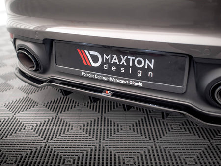 Maxton Design Rear Splitter (Vertical Bars) Porsche 911 Carrera 4S 992 - PO-911-992-CA-4S-RD1G+RD2G - Image 4
