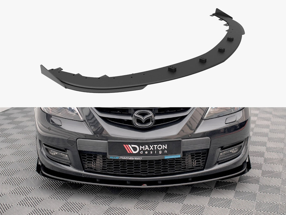 Street PRO Front Splitter V.1 + Flaps Mazda 3 MPS Mk1
