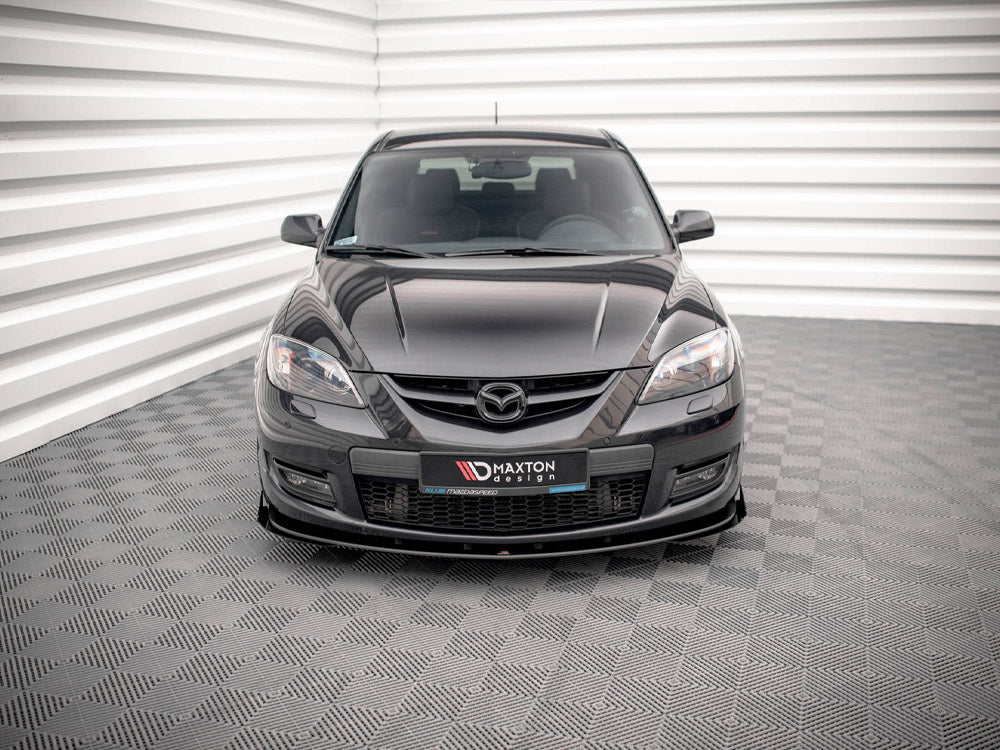 Maxton Design Street PRO Front Splitter V.1 + Flaps Mazda 3 MPS Mk1 - MA3MPS1CNC-FD1B+FSF1G - Image 3