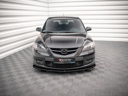 Maxton Design Street PRO Front Splitter V.1 + Flaps Mazda 3 MPS Mk1 - MA3MPS1CNC-FD1B+FSF1G - Image 3
