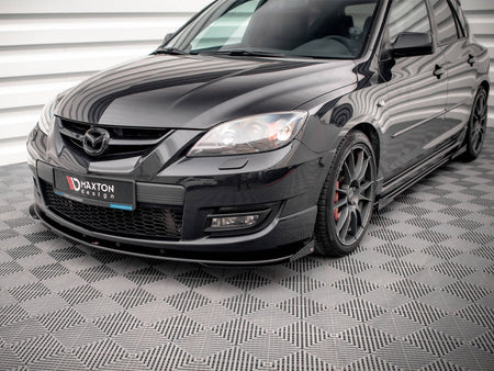 Maxton Design Street PRO Front Splitter V.1 + Flaps Mazda 3 MPS Mk1 - MA3MPS1CNC-FD1B+FSF1G - Image 4