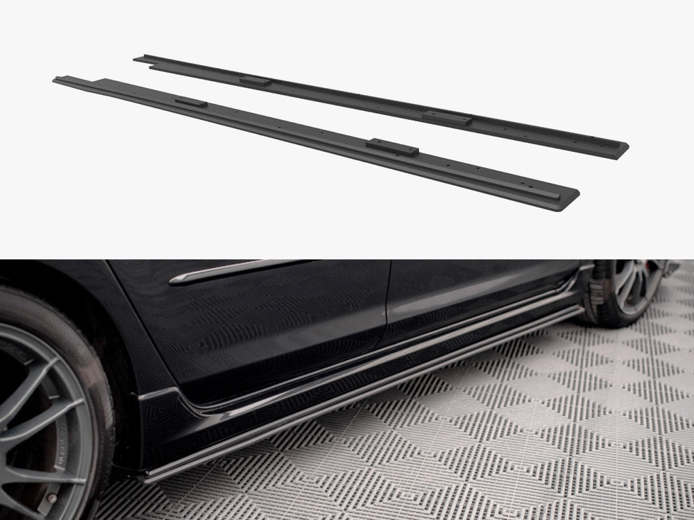 Maxton Design Street PRO Side Skirts Diffusers Mazda 3 MPS Mk1 - MA3MPS1CNC-SD1B - Image 1