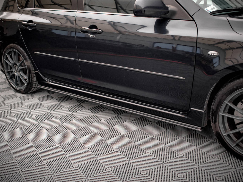Maxton Design Street PRO Side Skirts Diffusers Mazda 3 MPS Mk1 - MA3MPS1CNC-SD1B - Image 3