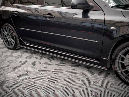 Maxton Design Street PRO Side Skirts Diffusers Mazda 3 MPS Mk1 - MA3MPS1CNC-SD1B - Image 3
