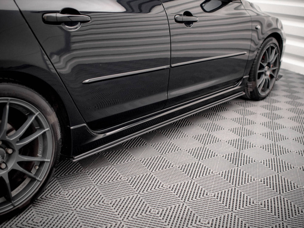 Maxton Design Street PRO Side Skirts Diffusers Mazda 3 MPS Mk1 - MA3MPS1CNC-SD1B - Image 4