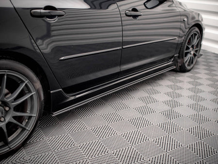 Maxton Design Street PRO Side Skirts Diffusers Mazda 3 MPS Mk1 - MA3MPS1CNC-SD1B - Image 4