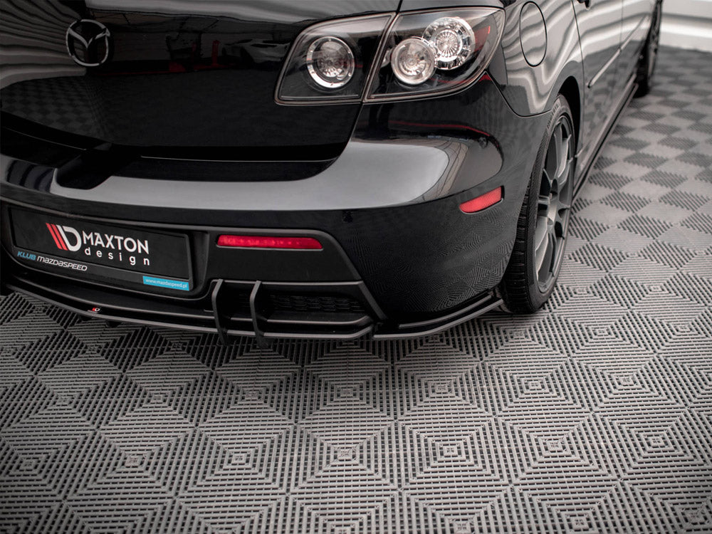 Maxton Design Street PRO Rear Side Splitters Mazda 3 MPS Mk1 US-Spec Version - MA3MPS1CNC-RSD1B - Image 3