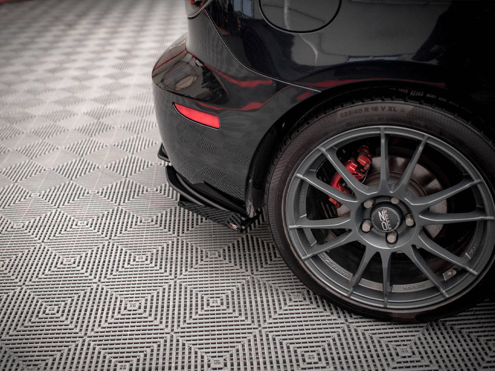 Maxton Design Street PRO Rear Side Splitters + Flaps Mazda 3 MPS Mk1 US-Spec Version - MA3MPS1CNC-RSD1B+RSF1G - Image 4