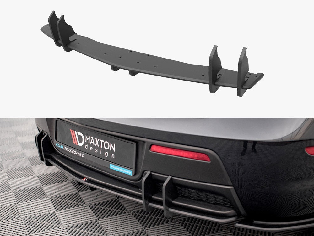 Maxton Design Street PRO Rear Diffuser Mazda 3 MPS Mk1 US-Spec Version - MA3MPS1CNC-RS1B - Image 1