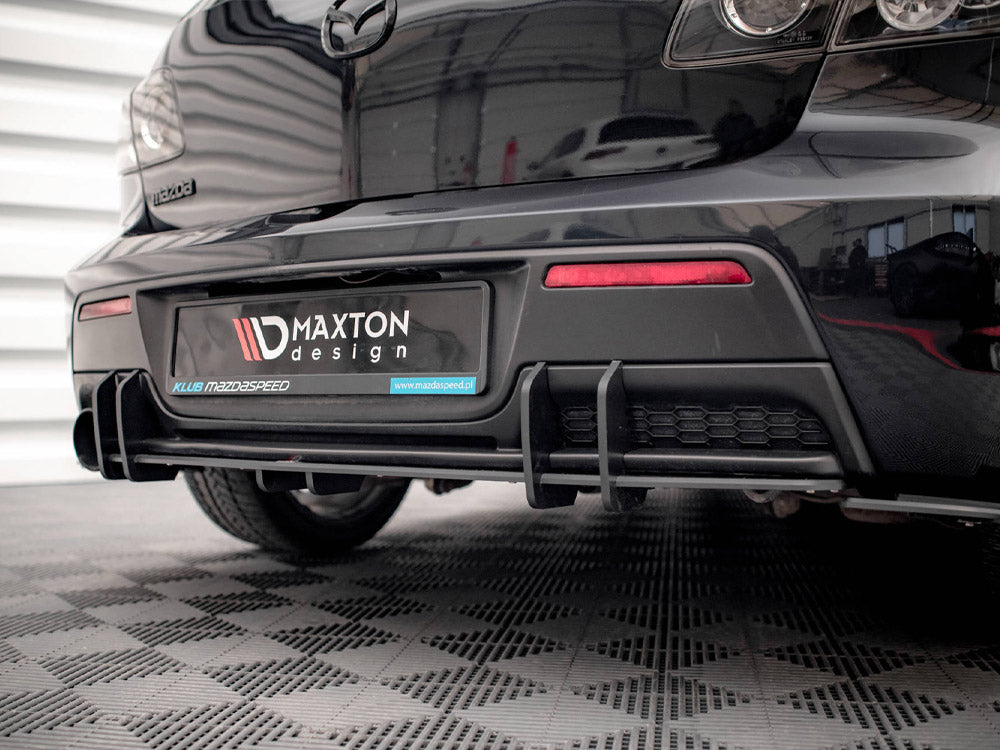 Maxton Design Street PRO Rear Diffuser Mazda 3 MPS Mk1 US-Spec Version - MA3MPS1CNC-RS1B - Image 3