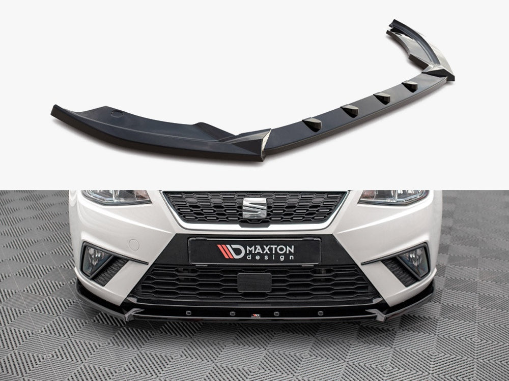 Maxton Design Front Splitter V.1 Seat Ibiza FR / Standard Mk5 - SE-IB-5-FD1G - Image 1