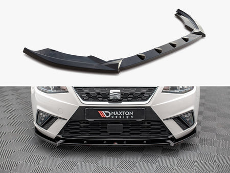 Maxton Design Front Splitter V.1 Seat Ibiza FR / Standard Mk5 - SE-IB-5-FD1G - Image 1