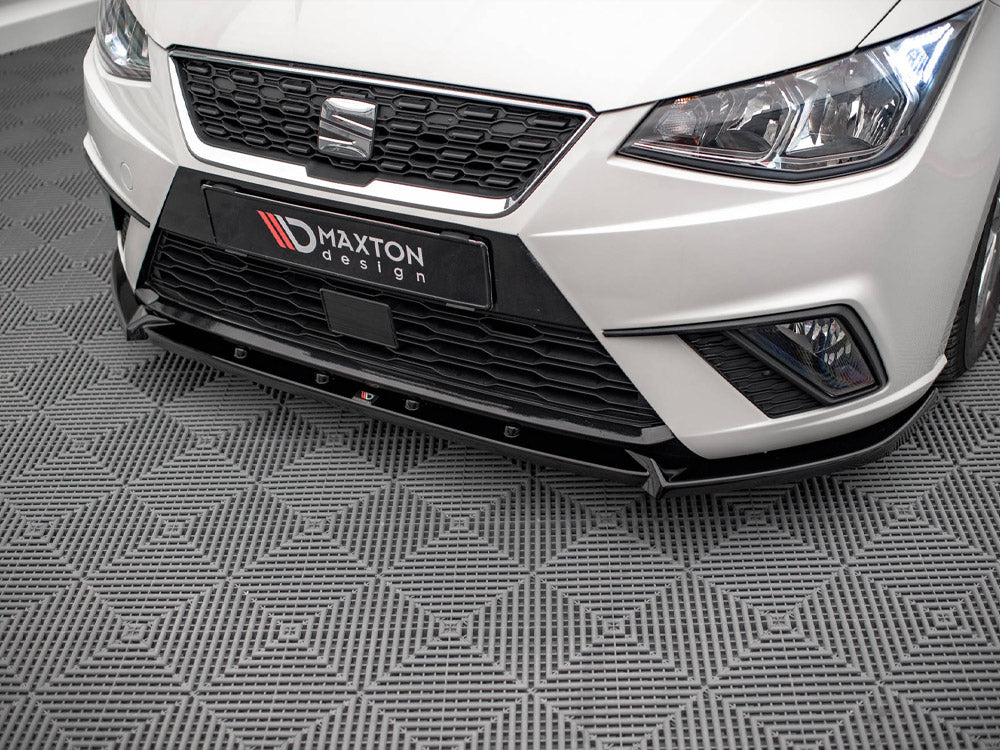 Maxton Design Front Splitter V.1 Seat Ibiza FR / Standard Mk5 - SE-IB-5-FD1G - Image 3