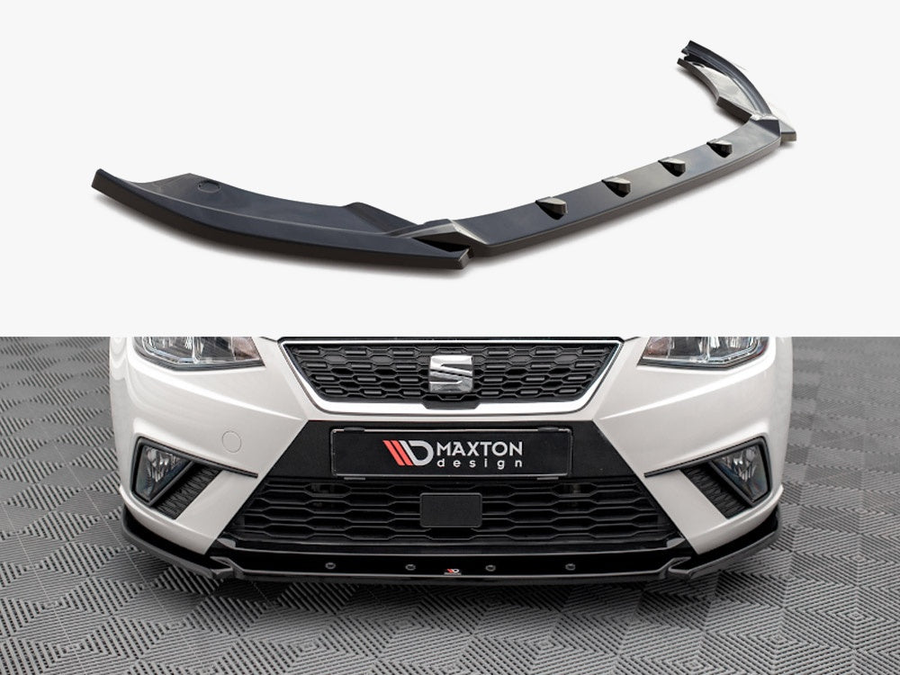Maxton Design Front Splitter V.2 Seat Ibiza FR / Standard Mk5 - SE-IB-5-FD2G - Image 1
