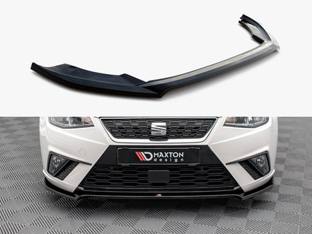 Maxton Design Front Splitter V.3 Seat Ibiza FR / Standard Mk5 - SE-IB-5-FD3G - Image 1