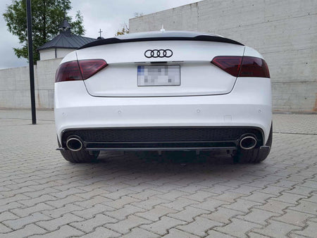 Rear Splitter (Vertical Bars) Audi A5 S-Line 8T Facelift