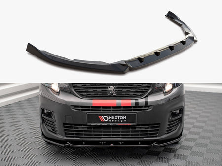 Maxton Design Front Splitter Peugeot Partner MK3 (2018-) - PE-PA-3-FD1G - Image 1