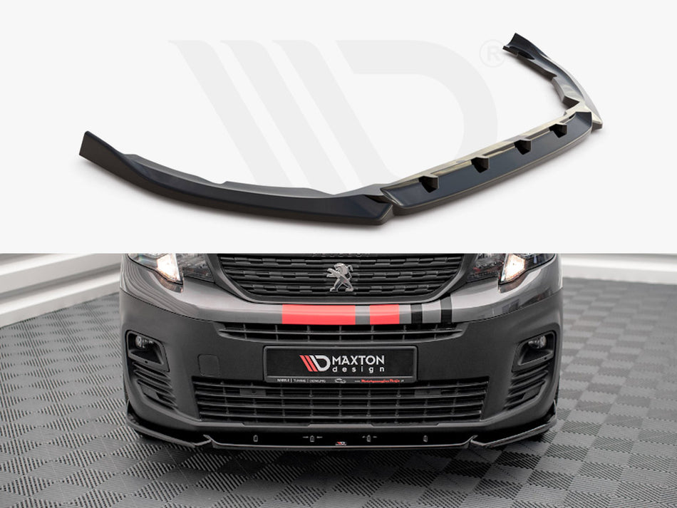 MAXTON DESIGN Front Splitter Peugeot Partner MK3 (2018-)