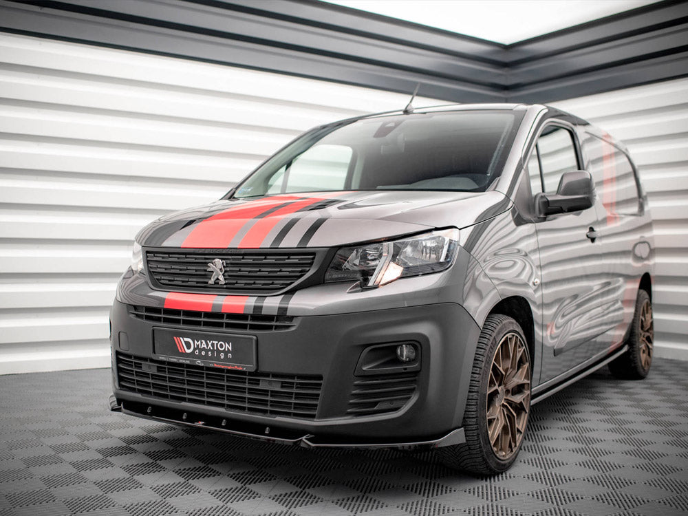 Maxton Design Front Splitter Peugeot Partner MK3 (2018-) - PE-PA-3-FD1G - Image 2