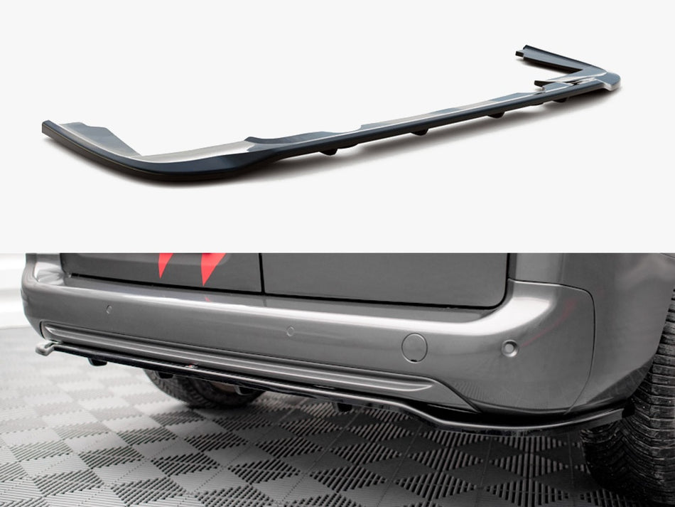 Maxton Design Rear Splitter (Vertical Bars) Peugeot Partner Long Mk3 - PE-PA-3-RD1G+RD2G - Image 1