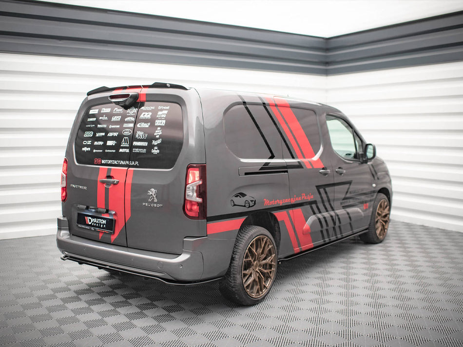 Maxton Design Rear Splitter (Vertical Bars) Peugeot Partner Long Mk3 - PE-PA-3-RD1G+RD2G - Image 2