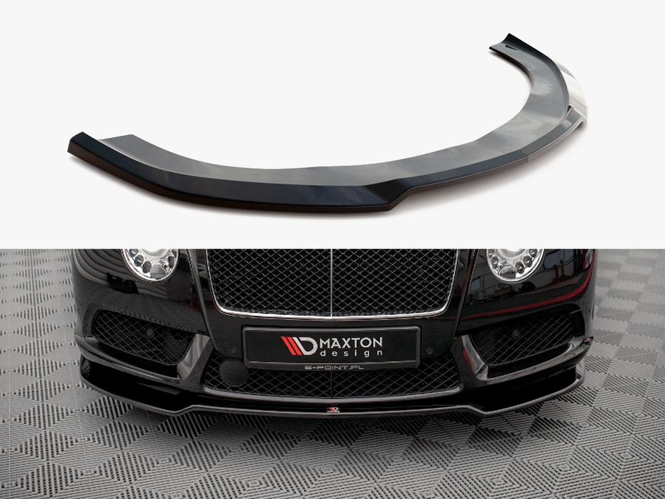 Maxton Design Front Splitter V.1 Bentley Continental GT V8 S Mk2 (2014-2016) - BE-CO-GT-1F-FD1G - Image 1