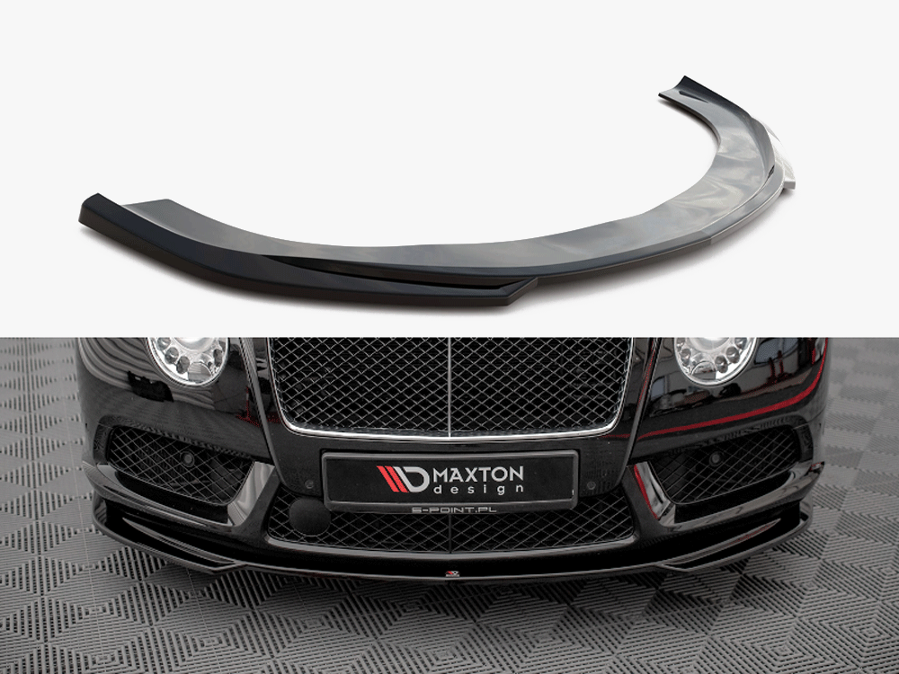Maxton Design Front Splitter V.2 Bentley Continental GT V8 S Mk2 (2014-2016) - BE-CO-GT-1F-FD2G - Image 1