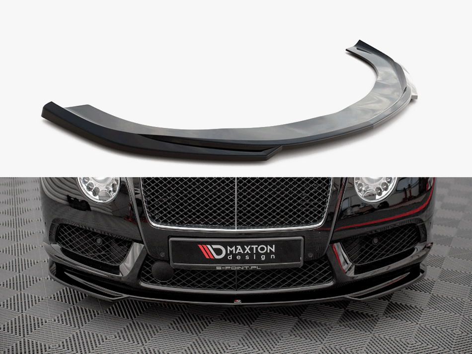 Maxton Design Front Splitter V.2 Bentley Continental GT V8 S Mk2 (2014-2016) - BE-CO-GT-1F-FD2G - Image 1