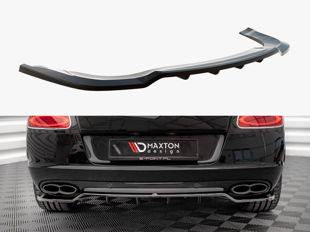 Maxton Design Central Rear Splitter (Vertical Bars) Bentley Continental GT V8 S Mk2 - BE-CO-GT-1F-RD1G+RD2G - Image 1
