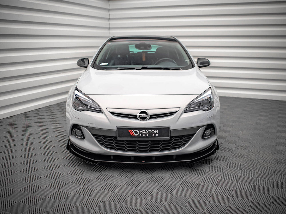 Maxton Design Street PRO Front Splitter V.1 + Flaps Opel Astra GTC OPC-Line J - OPASJGTCOPCLINECNC-FD1B+FSF1G - Image 3