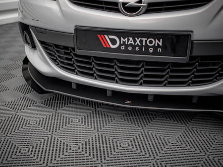 Maxton Design Street PRO Front Splitter V.1 + Flaps Opel Astra GTC OPC-Line J - OPASJGTCOPCLINECNC-FD1B+FSF1G - Image 4