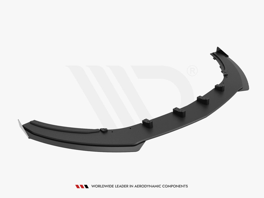 Maxton Design Street PRO Front Splitter V.1 + Flaps Opel Astra GTC OPC-Line J - OPASJGTCOPCLINECNC-FD1B+FSF1G - Image 5