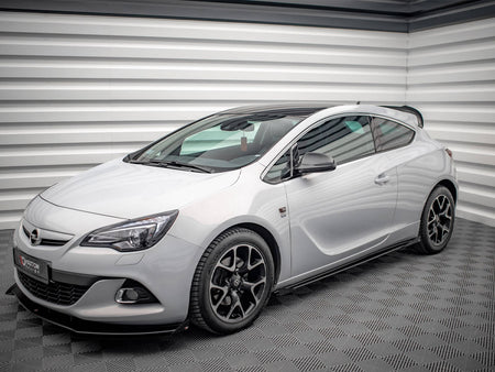 Maxton Design Street PRO Side Skirts Diffusers + Flaps Opel Astra GTC OPC-Line J - OPASJGTCOPCLINECNC-SD1B+SF1G - Image 2